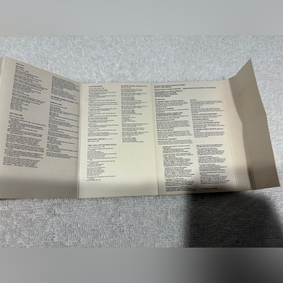 Paul McCartney - Give My Regards to Broad Street Cassette Tape - Picture 10 of 12